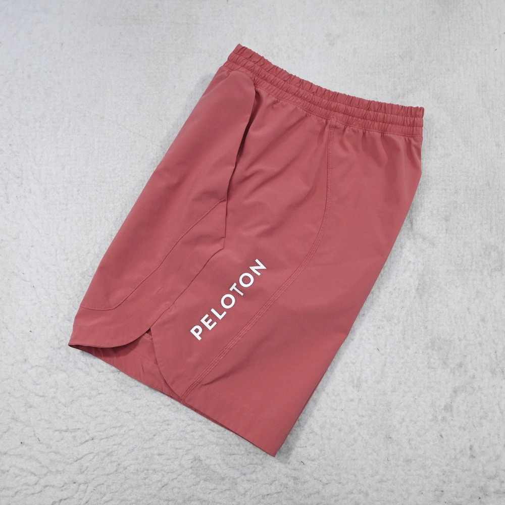 Peloton Athletic Shorts Mens S Regular Pink Drawstring Lined Performance Stretch